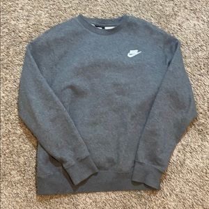 Dark grey Nike crew neck